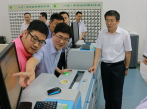 Deputy Director Wenming Yu of the State Administration of TCM Surveyed Our Company